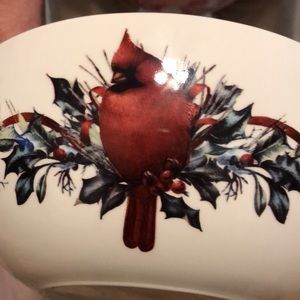 Lenox Winter Greetings serving bowl.